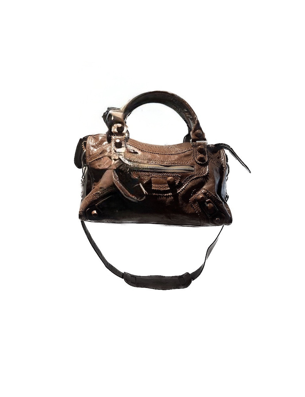 BALENCIAGA City bag marron