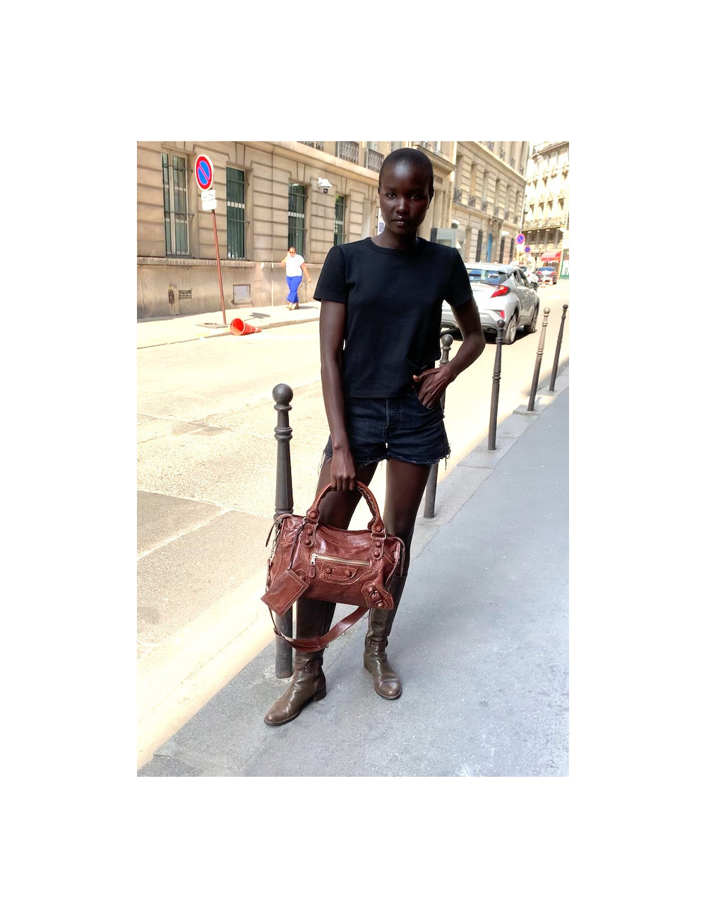 BALENCIAGA City bag marron