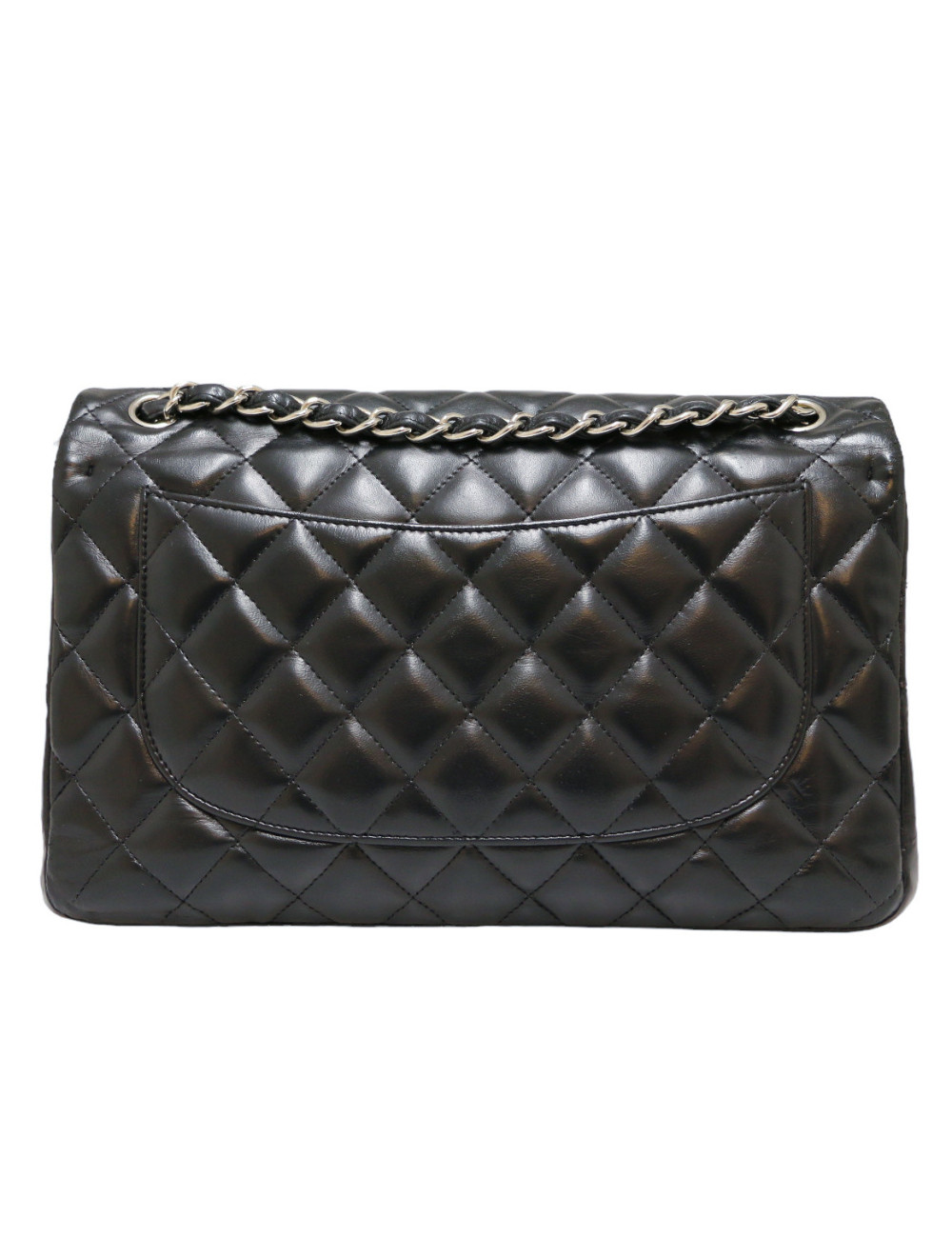 Jumbo CHANEL double flap bleu