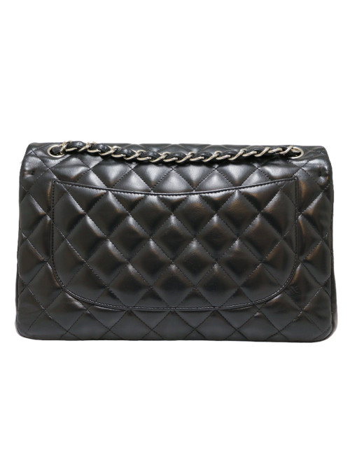 Jumbo CHANEL double flap bleu