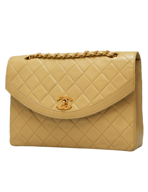 Sac CHANEL beige classique