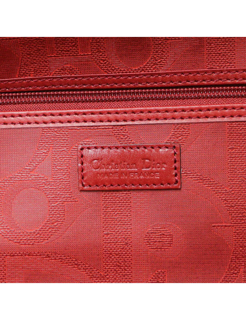 Polochon T 45 DIOR Toile emboissée rouge