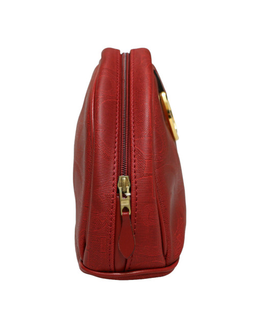 Trousse CHRISTIAN DIOR demi lune rouge