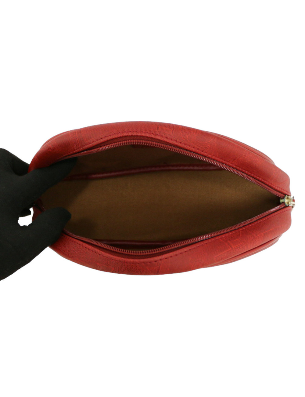 Trousse CHRISTIAN DIOR demi lune rouge