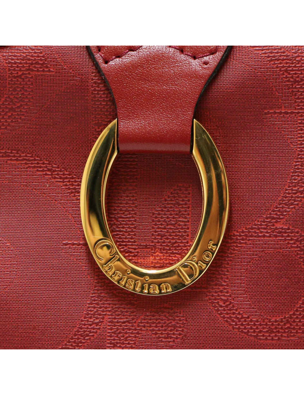 Trousse CHRISTIAN DIOR demi lune rouge