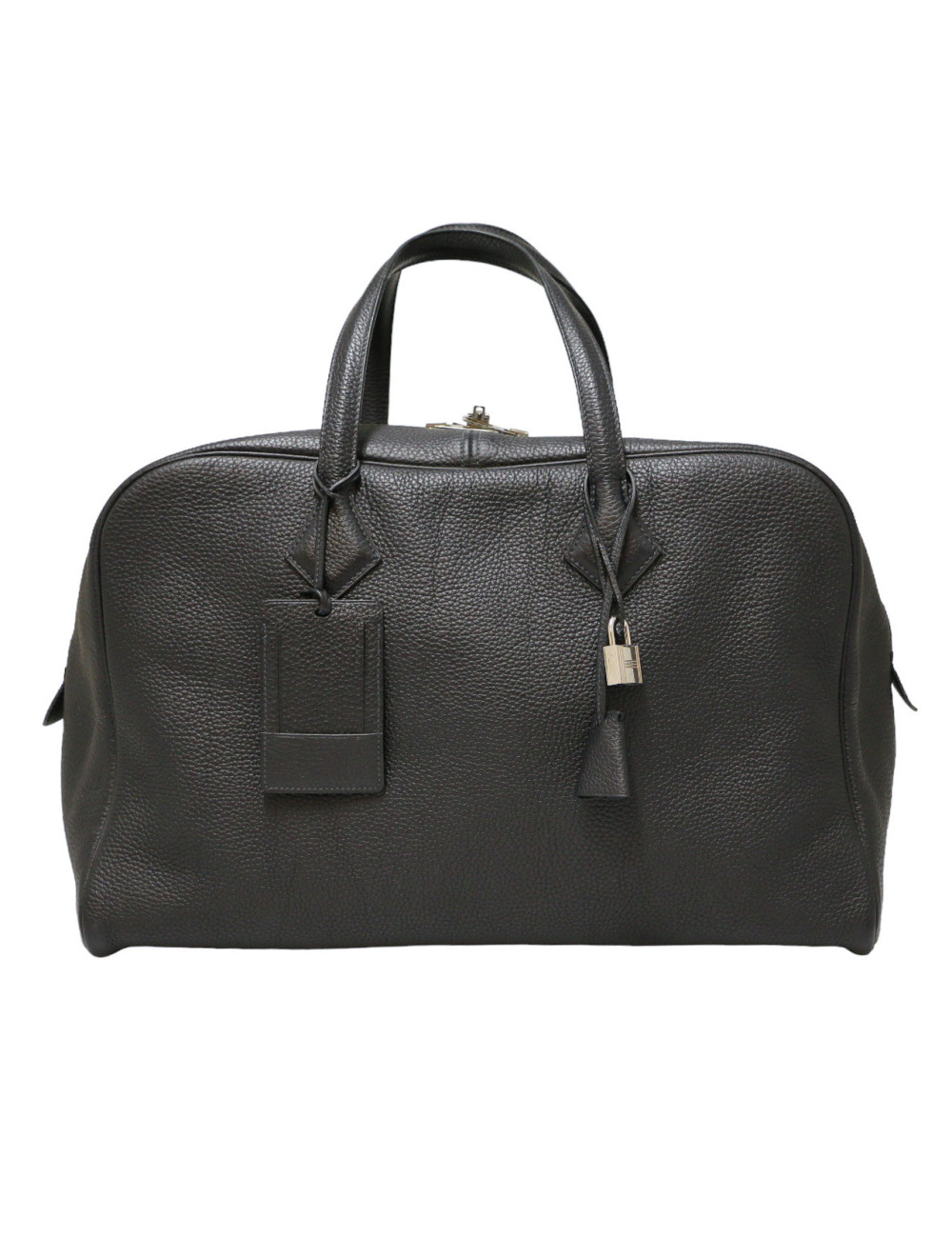 Sac Victoria Hills HERMES de voyage Taurillon noir