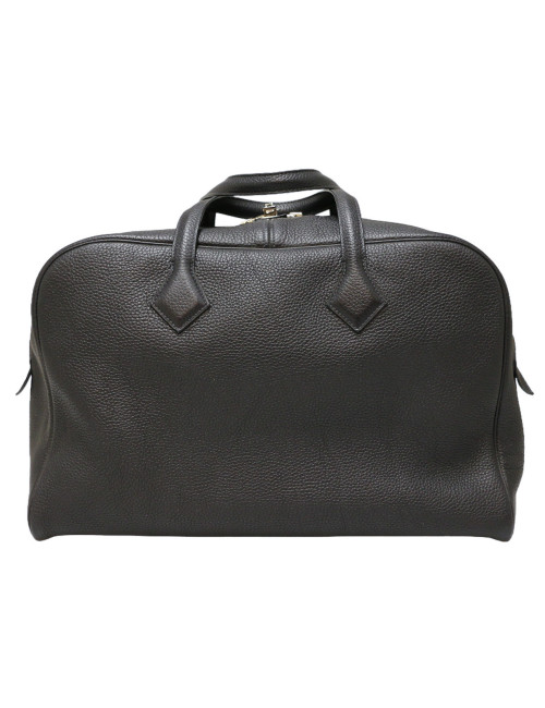 Sac Victoria Hills HERMES de voyage Taurillon noir