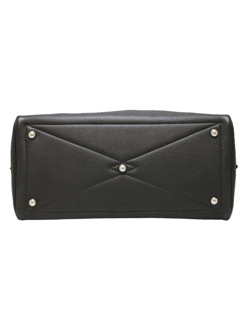 Sac Victoria Hills HERMES de voyage Taurillon noir