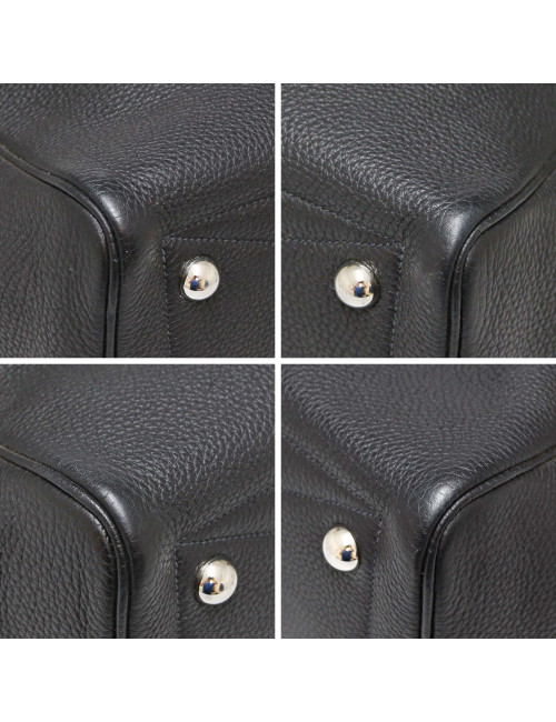 Sac Victoria Hills HERMES de voyage Taurillon noir