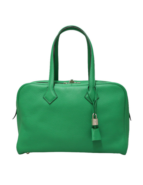 Sac Victoria HERMES taurillon Bambou