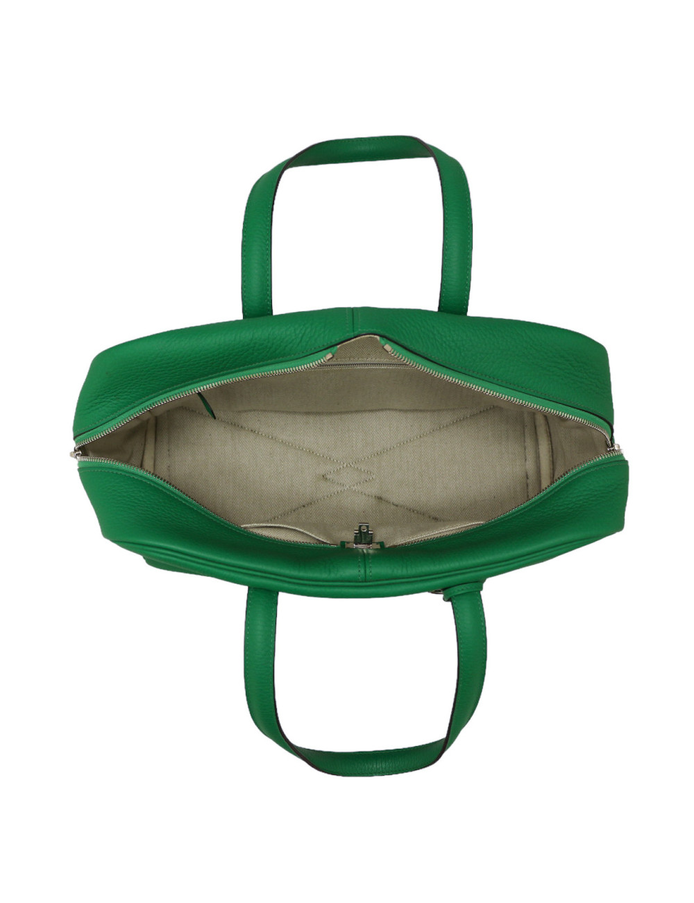 Sac Victoria HERMES taurillon Bambou