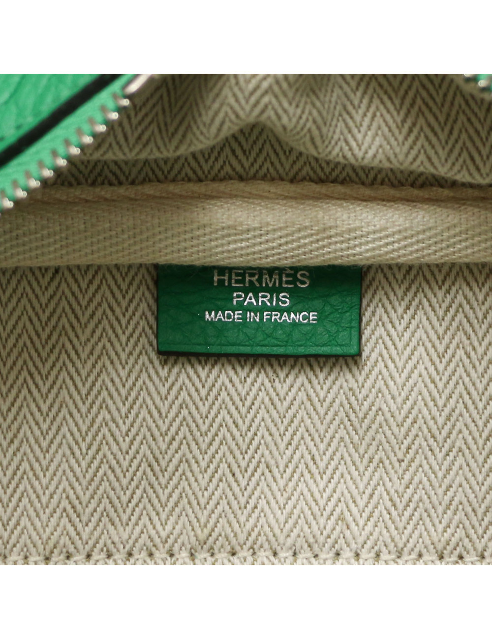 Sac Victoria HERMES taurillon Bambou