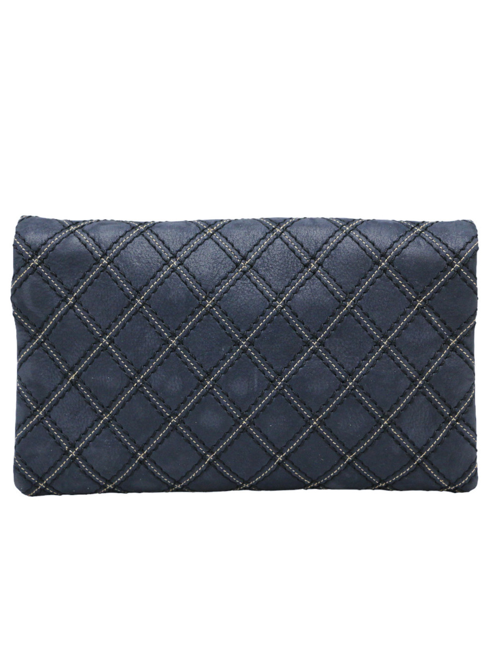 Sac CHANEL bleu matelassé