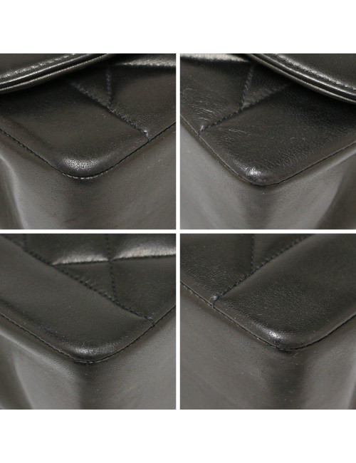 Sac Diana CHANEL cuir noir