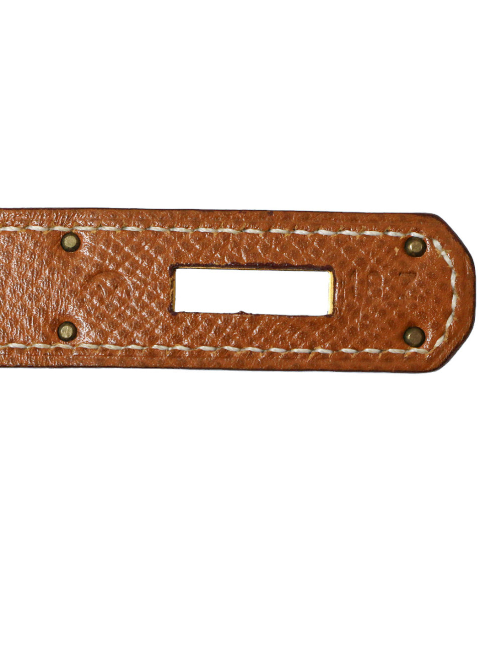 Kelly 32 HERMES toile et cuir Vintage