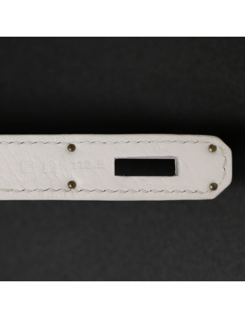 Sac Kelly 32 blanc HERMES taurillon clémence