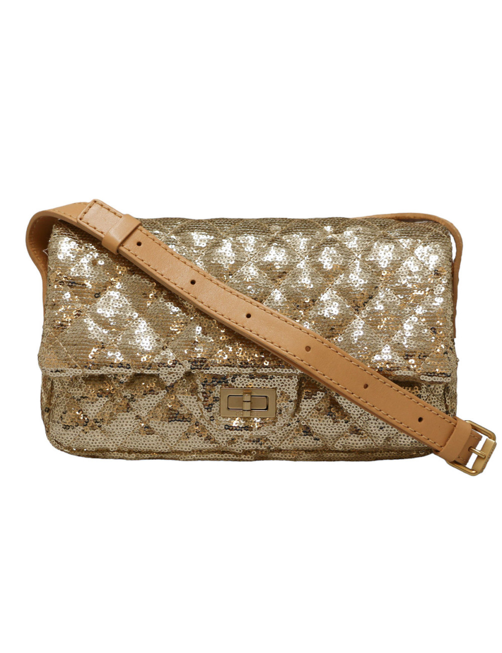 Timeless CHANEL sequins dorés