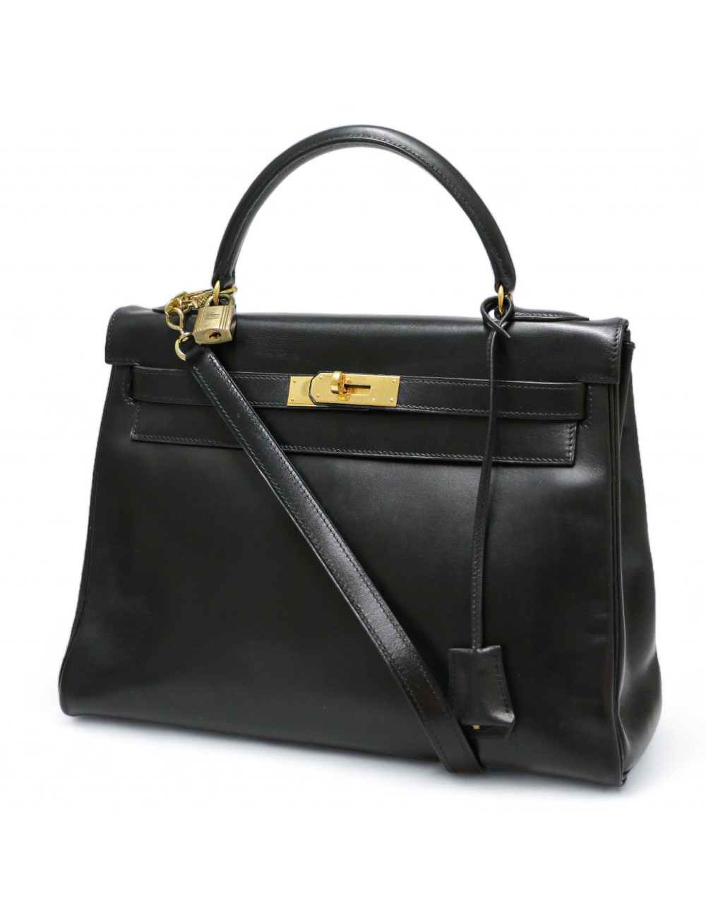 Kelly 35 HERMES box noir 