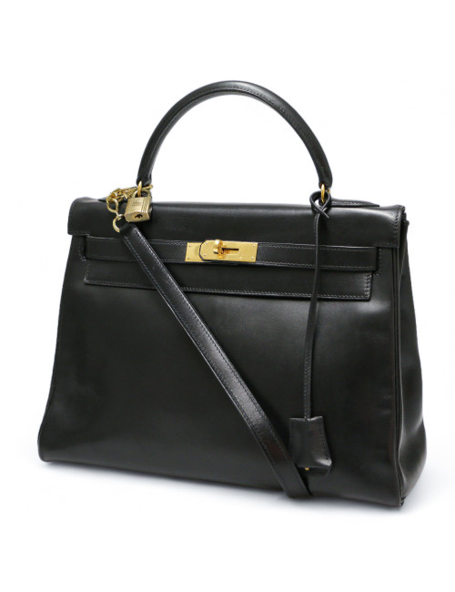 Kelly 35 HERMES box noir 