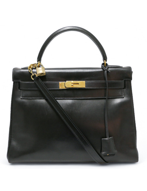 Kelly 32 HERMES box noir