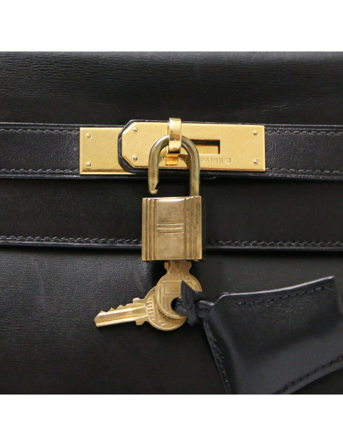 Kelly 32 HERMES box noir