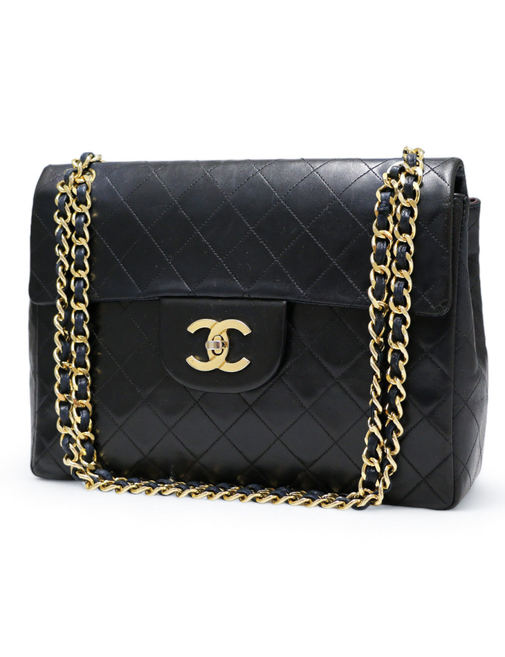 Sac CHANEL matelassé bleu nuit 