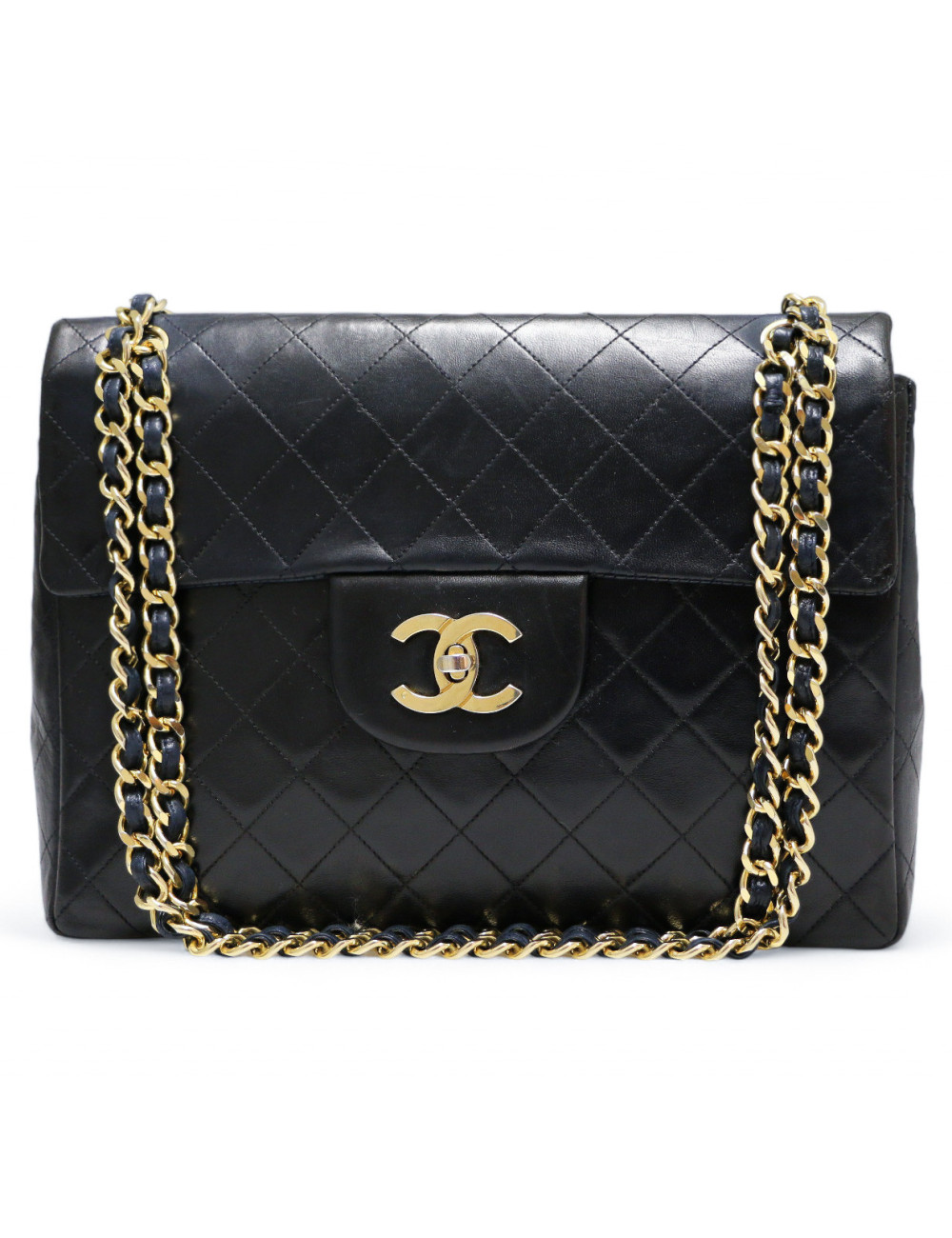 Sac CHANEL matelassé bleu nuit 