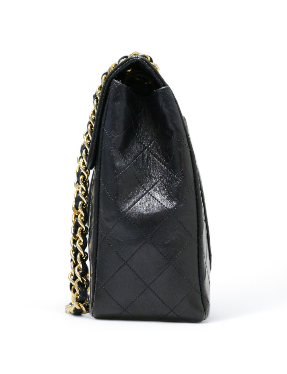 Sac CHANEL matelassé bleu nuit 