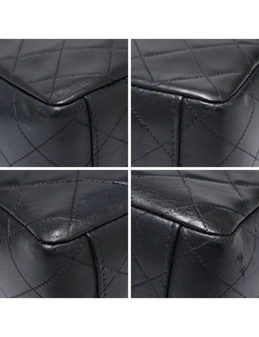 Sac CHANEL matelassé bleu nuit 