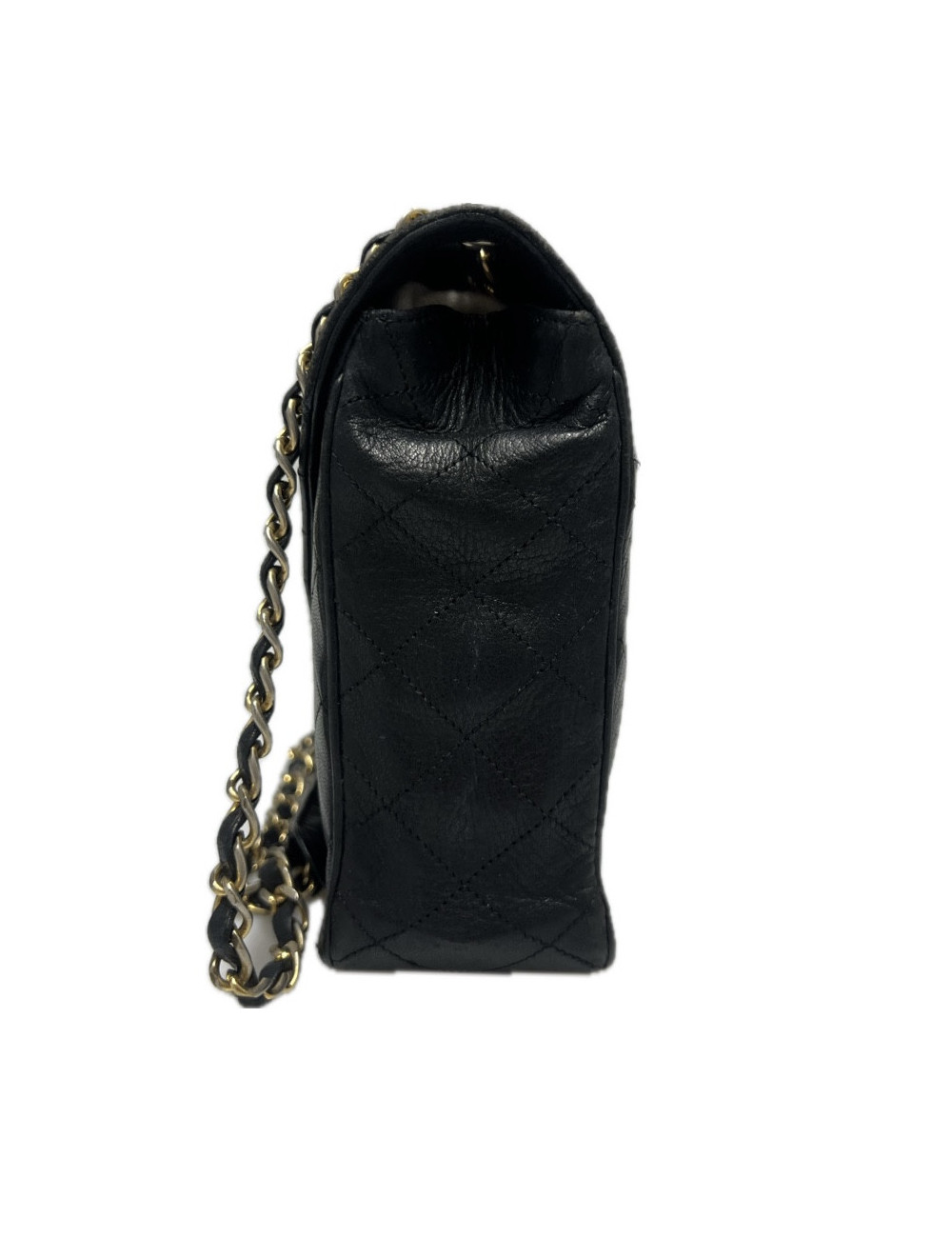 Sac CHANEL cuir matelassé noir