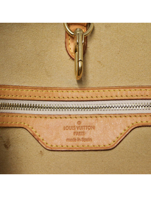 Sac Galliera LOUIS VUITTON toile damier azur