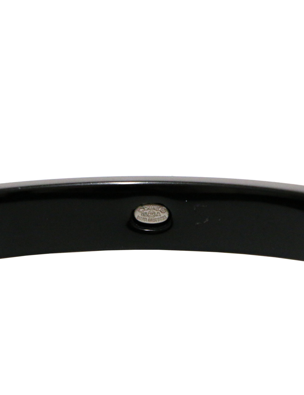 Bracelet CHANEL fin pression argent