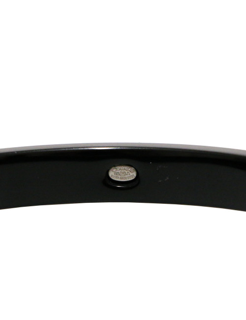 Bracelet CHANEL fin pression argent