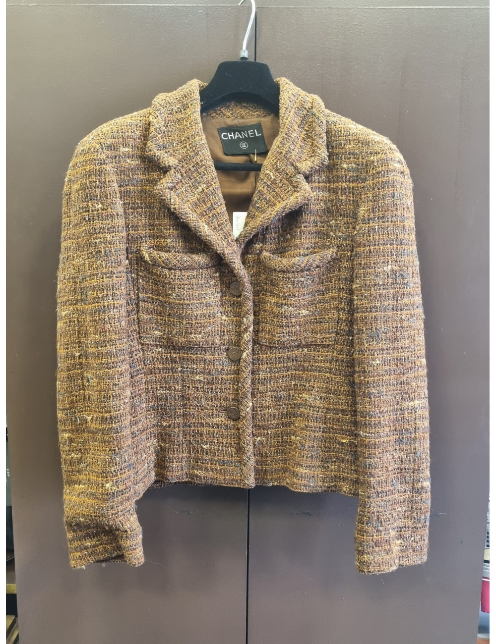 Veste T44 CHANEL brique