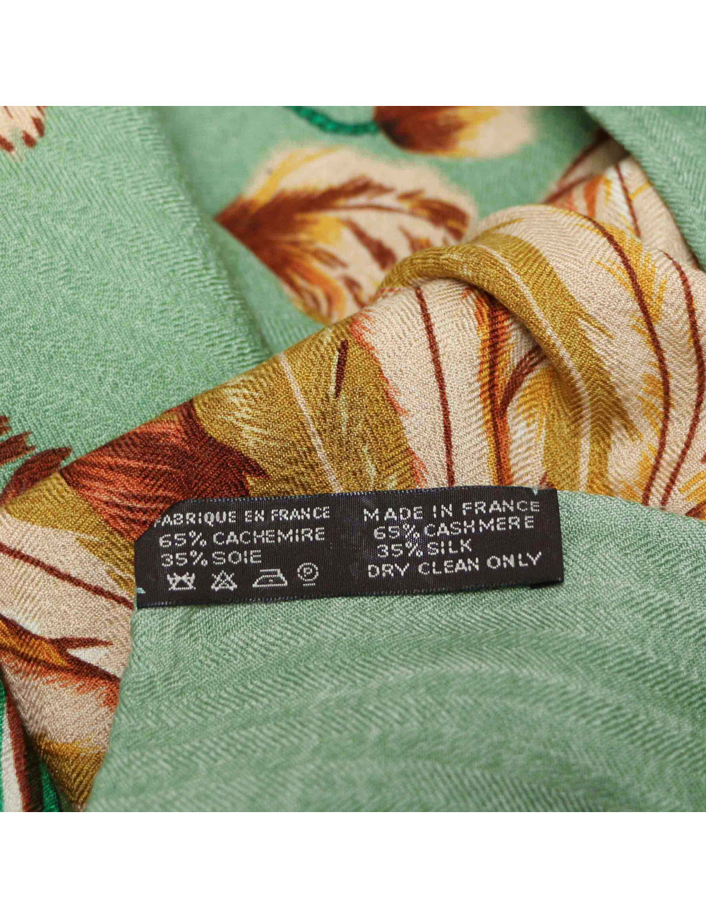Châle HERMES Brazil vert