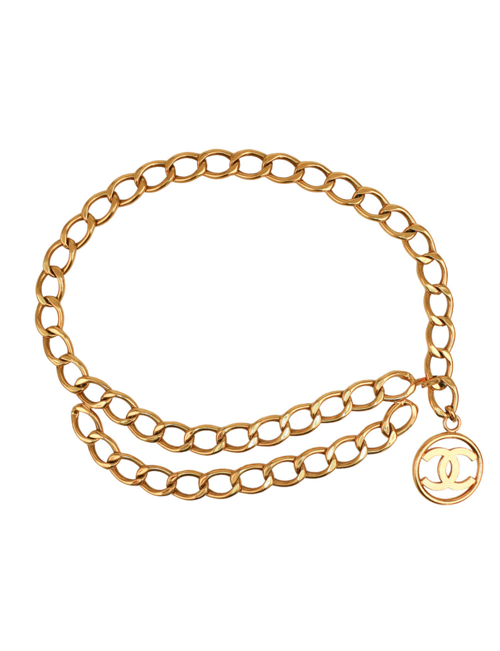 Ceinture CHANEL double rangs vintage