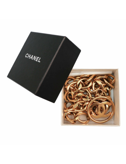 Ceinture CHANEL double rangs vintage