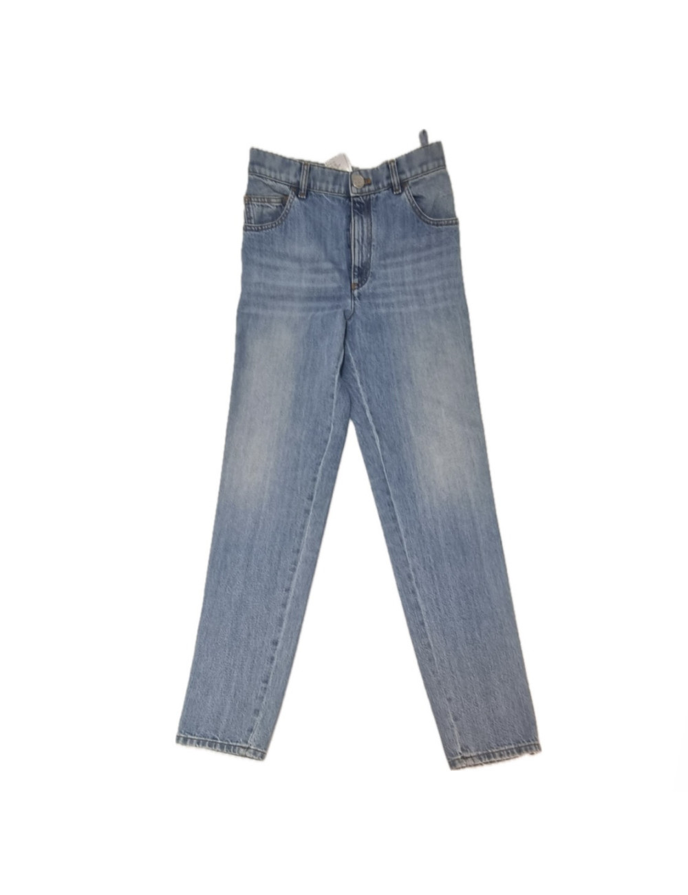 Pantalon T 36 CHANEL denim bleu ciel