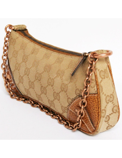 Mini sac GUCCI Marron monogramme 