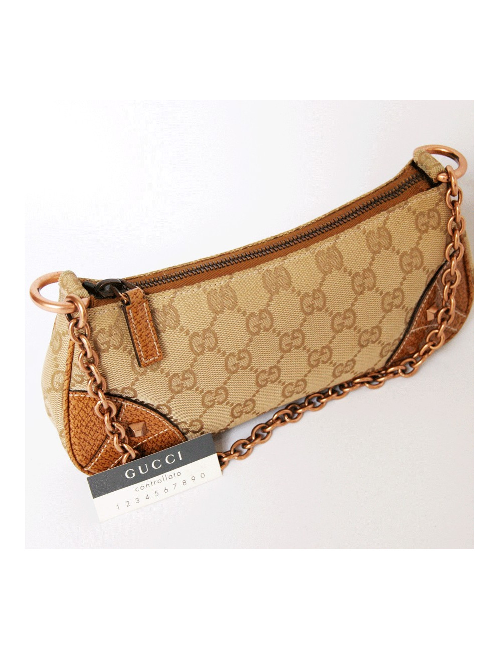 Mini sac GUCCI Marron monogramme 