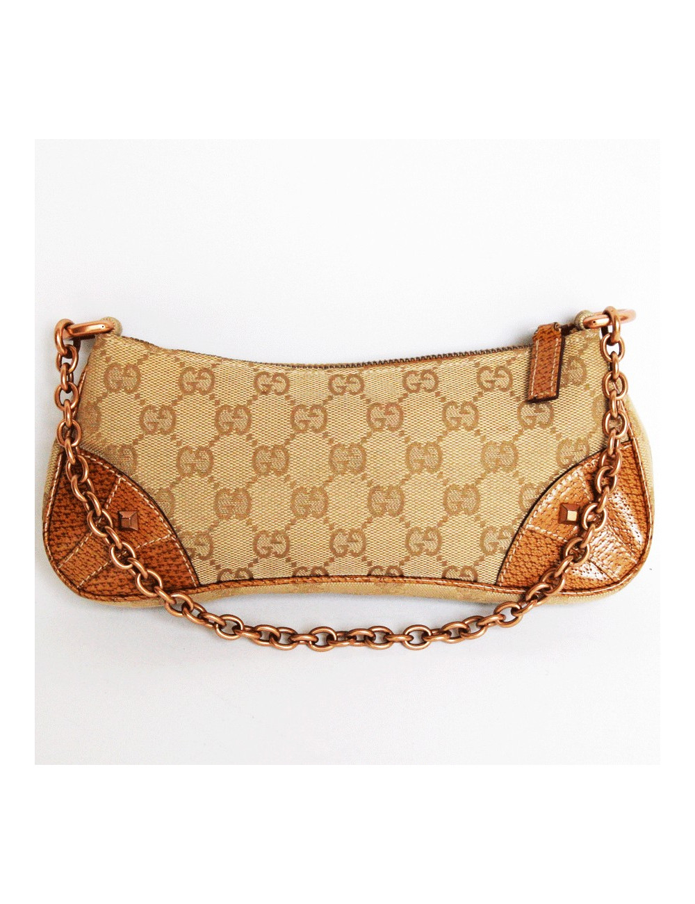 Mini sac GUCCI Marron à motif 