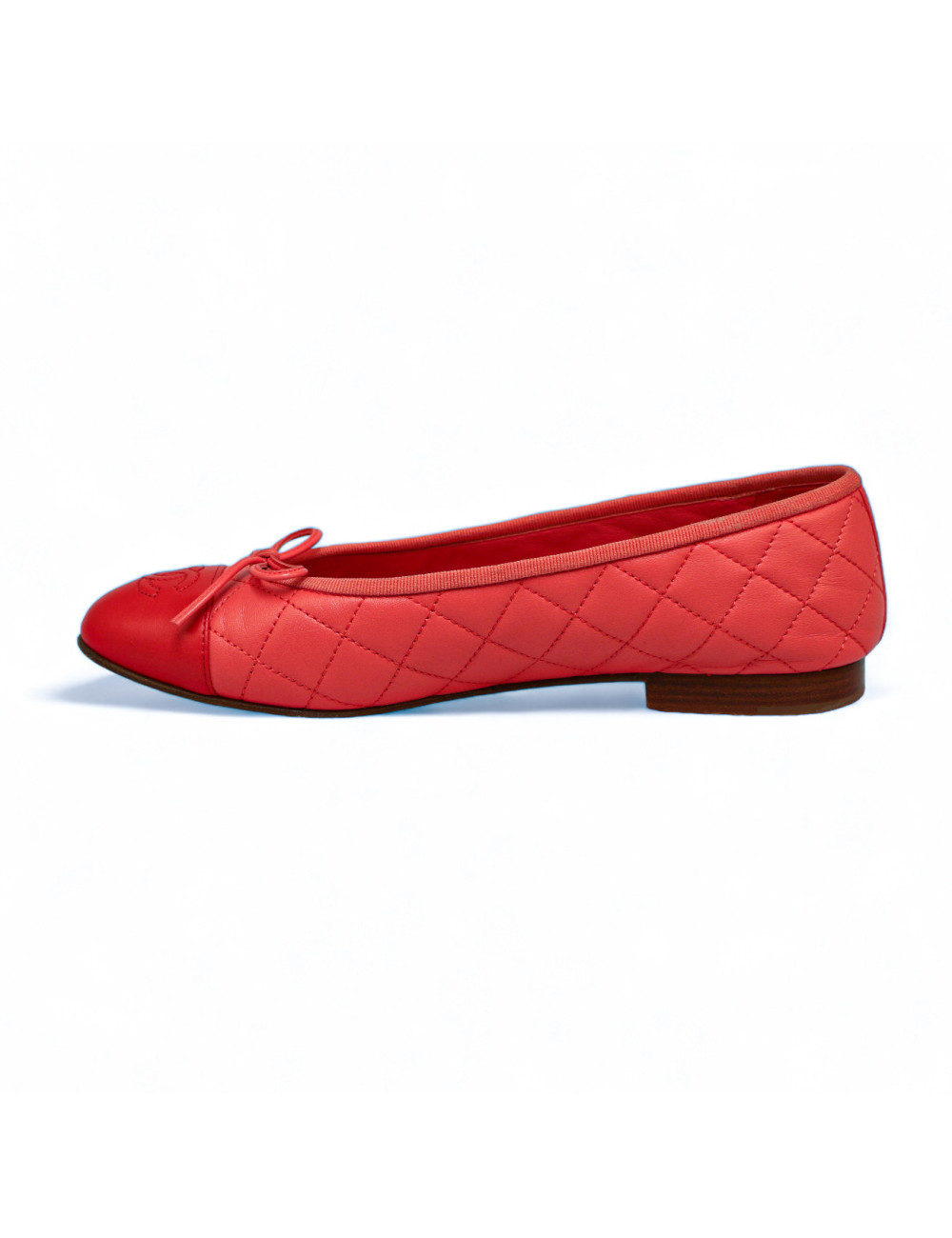 Ballerines CHANEL 38.5C cuir rose