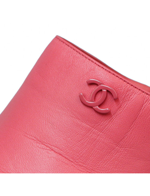 Sabots CHANEL t39 cuir rose