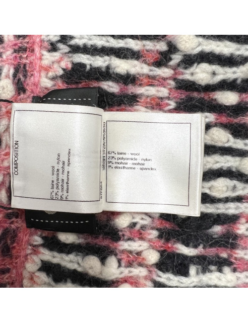 Manteau rose Chanel façon kimono : livraison express monde