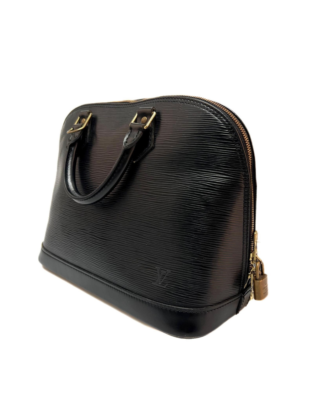 Sac Alma LOUIS VUITTON cuir Epi noir