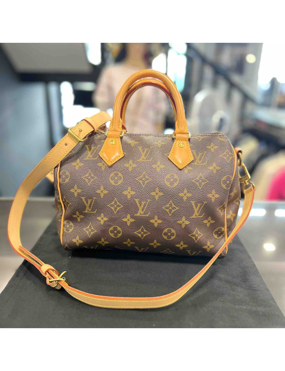 Sac Speedy 25 bandoulière LOUIS VUITTON Monogram
