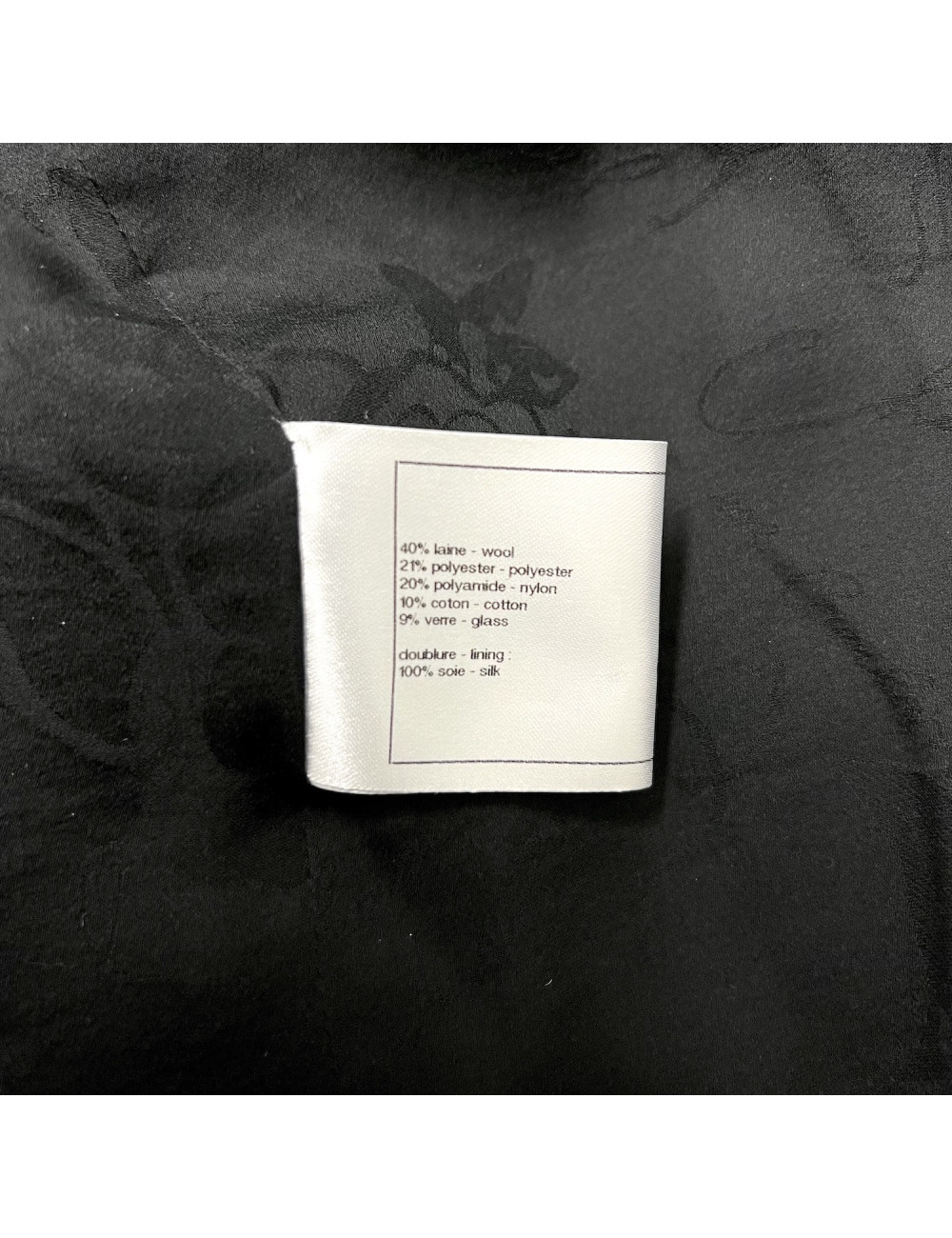 Veste classique CHANEL noire T46