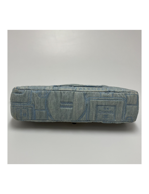 Sac CHANEL denim bleu clair