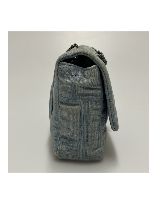 Sac CHANEL denim bleu clair