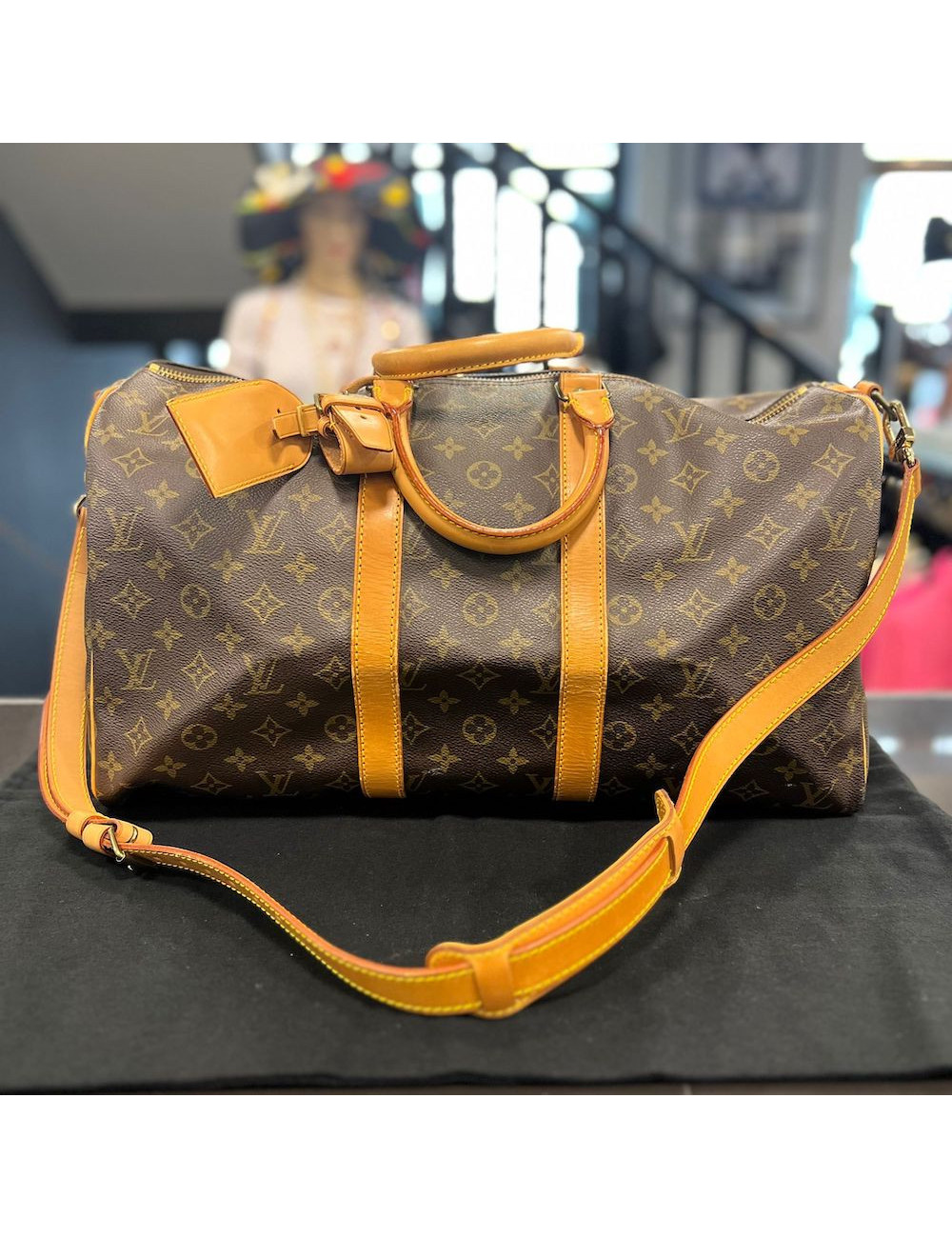 Sac Keepall bandoulière 45 LOUIS VUITTON Monogram